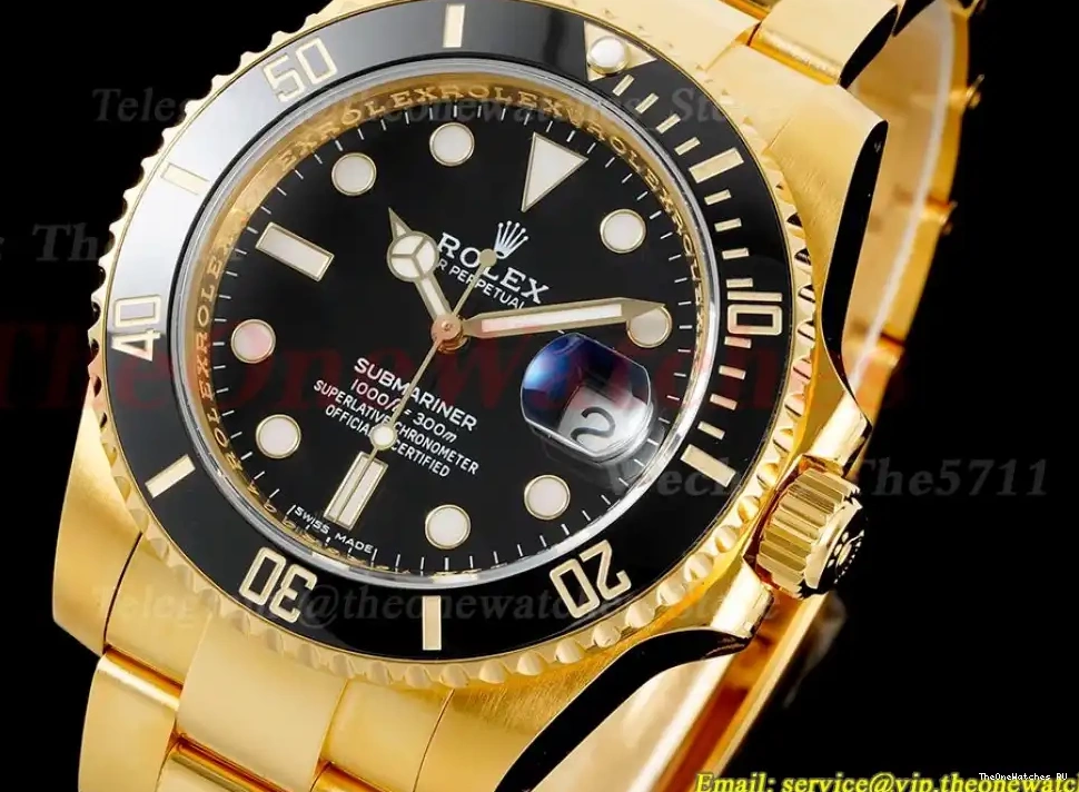 YG VR3135 116618LN YG KF Dot 40mm Wrapped Black Submariner 0522